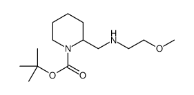 1-Boc-2-[(2-甲氧基乙基氨基)-甲基]-哌啶结构式