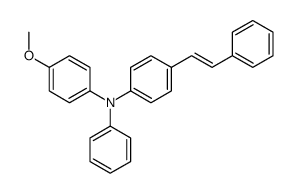 N-Phenyl-N-(4-styrylphenyl)-p-anisidine结构式