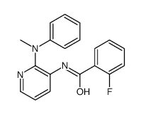 2-fluoro-N-[2-(N-methylanilino)pyridin-3-yl]benzamide Structure