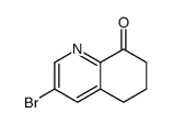 3-bromo-6,7-dihydro-5H-quinolin-8-one Structure
