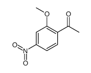 1-(2-methoxy-4-nitrophenyl)ethanone结构式