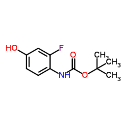 4-(Boc-amino)-3-fluoro-phenol Structure