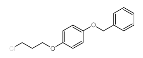 1-(苄氧基)-4-(3-氯丙氧基)苯结构式