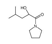 (2S)-2-hydroxy-4-methyl-1-pyrrolidin-1-ylpentan-1-one Structure
