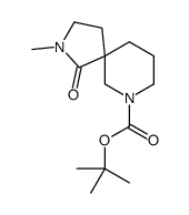 2-甲基-1-氧代-2,7-二氮杂螺[4.5]癸烷-7-羧酸 1,1-二甲基乙酯结构式