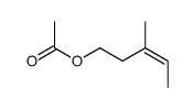 (E)-3-methylpent-3-en-1-yl acetate Structure