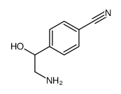 4-(2-氨基-1-羟基乙基)苯甲腈结构式