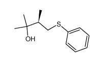 (R)-2,3-dimethyl-4-phenylthio-2-butanol Structure