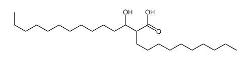 2-decyl-3-hydroxytetradecanoic acid结构式