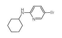 2-环己基氨基-5-溴吡啶结构式