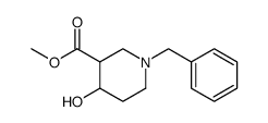 1-苄基-4-羟基哌啶-3-甲酸甲酯结构式