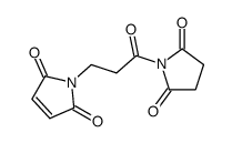 N-(3-maleimidopropanoyl)succinimide结构式
