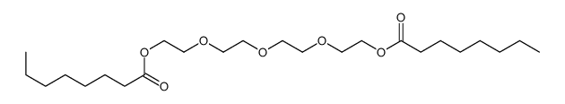 oxybis(ethane-1,2-diyloxyethane-1,2-diyl) dioctanoate结构式