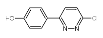 3-氯-6-(4-羟基苯基)吡嗪结构式