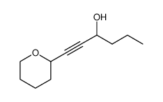 1-tetrahydropyran-2-yl-hex-1-yn-3-ol结构式