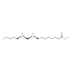 CIS-9:10,12:13-DIEPOXYSTEARIC ACIDMETHYL ESTER structure