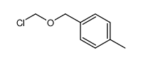 1-(chloromethoxymethyl)-4-methylbenzene结构式