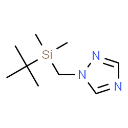 1H-1,2,4-Triazole,1-[[(1,1-dimethylethyl)dimethylsilyl]methyl]-(9CI) Structure