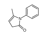 5-methyl-1-phenyl-1,3-dihydro-pyrrol-2-one Structure