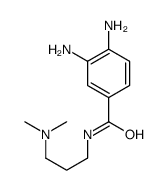 3,4-diamino-N-[3-(dimethylamino)propyl]benzamide结构式