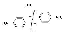 2,3-bis-(4-amino-phenyl)-butane-2,3-diol, dihydrochloride结构式