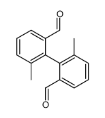 2-(2-formyl-6-methylphenyl)-3-methylbenzaldehyde结构式