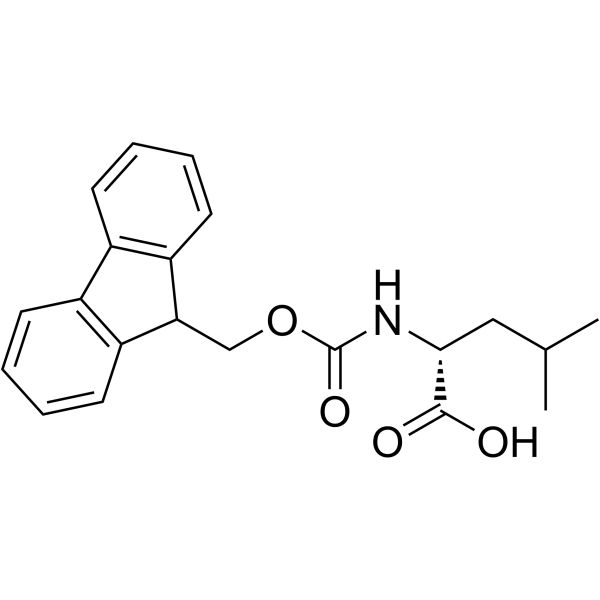 FMOC-D-亮氨酸结构式