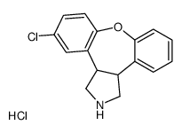 N-Desmethyl Asenapine Hydrochloride Structure