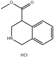 1,2,3,4-四氢异喹啉-4-羧酸甲酯盐酸盐结构式