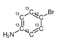 4-溴苯胺-[13C6]结构式
