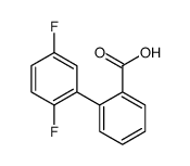 2-(2,5-difluorophenyl)benzoic acid结构式