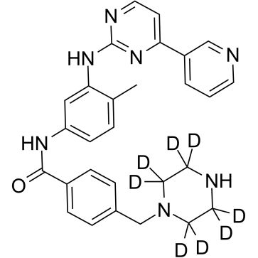 N-Desmethyl imatinib D8 Structure