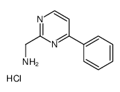 (4-phenylpyrimidin-2-yl)methanamine,hydrochloride Structure