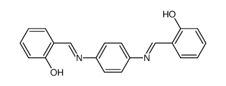N,N'-bis-(2-hydroxybenzylidene)benzene-1,4-diamine结构式