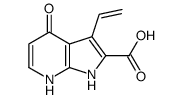 4-Hydroxy-3-vinyl-1H-pyrrolo[2,3-b]pyridine-2-carboxylic acid Structure