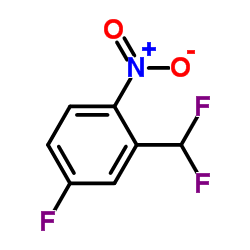 2-(Difluoromethyl)-4-fluoro-1-nitrobenzene Structure