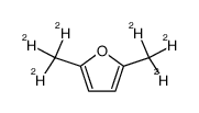 2,5-di<(2)H3>methylfuran Structure