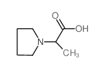 2-(1-吡咯烷基)丙酸结构式