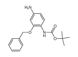 N2-(tert-Butyloxycarbonyl)-O-benzyl-2,5-diaminophenol Structure