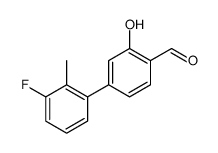 4-(3-fluoro-2-methylphenyl)-2-hydroxybenzaldehyde Structure