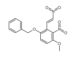 1-(benzyloxy)-4-methoxy-3-nitro-2-(2-nitrovinyl)benzene Structure