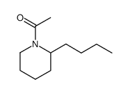 Piperidine,1-acetyl-2-butyl- (9CI)结构式