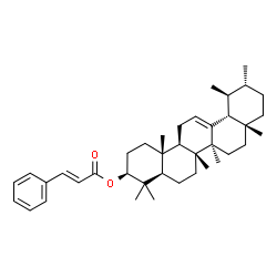 Urs-12-en-3β-ol 3-phenylpropenoate结构式