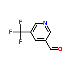 5-(三氟甲基)吡啶-3-甲醛结构式