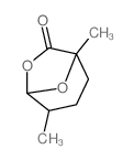 6,8-Dioxabicyclo[3.2.1]octan-7-one,1,4-dimethyl- Structure