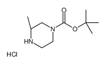 (S)-1-Boc-3-Methylpiperazine hydrochloride structure