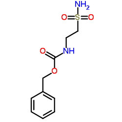 Benzyl (2-sulfamoylethyl)carbamate Structure
