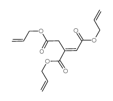 1-Propene-1,2,3-tricarboxylicacid, 1,2,3-tri-2-propen-1-yl ester结构式