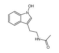 Nb-acetyl-1-hydroxytriptamine Structure