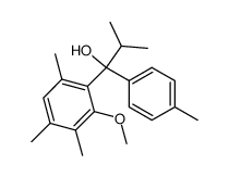 1-(2-Methoxy-3,4,6-trimethylphenyl)-1-(4-methylphenyl)-2-methylpropanol结构式